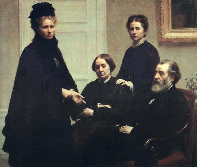 Henri Fantin-Latour The Dubourg Family oil painting image